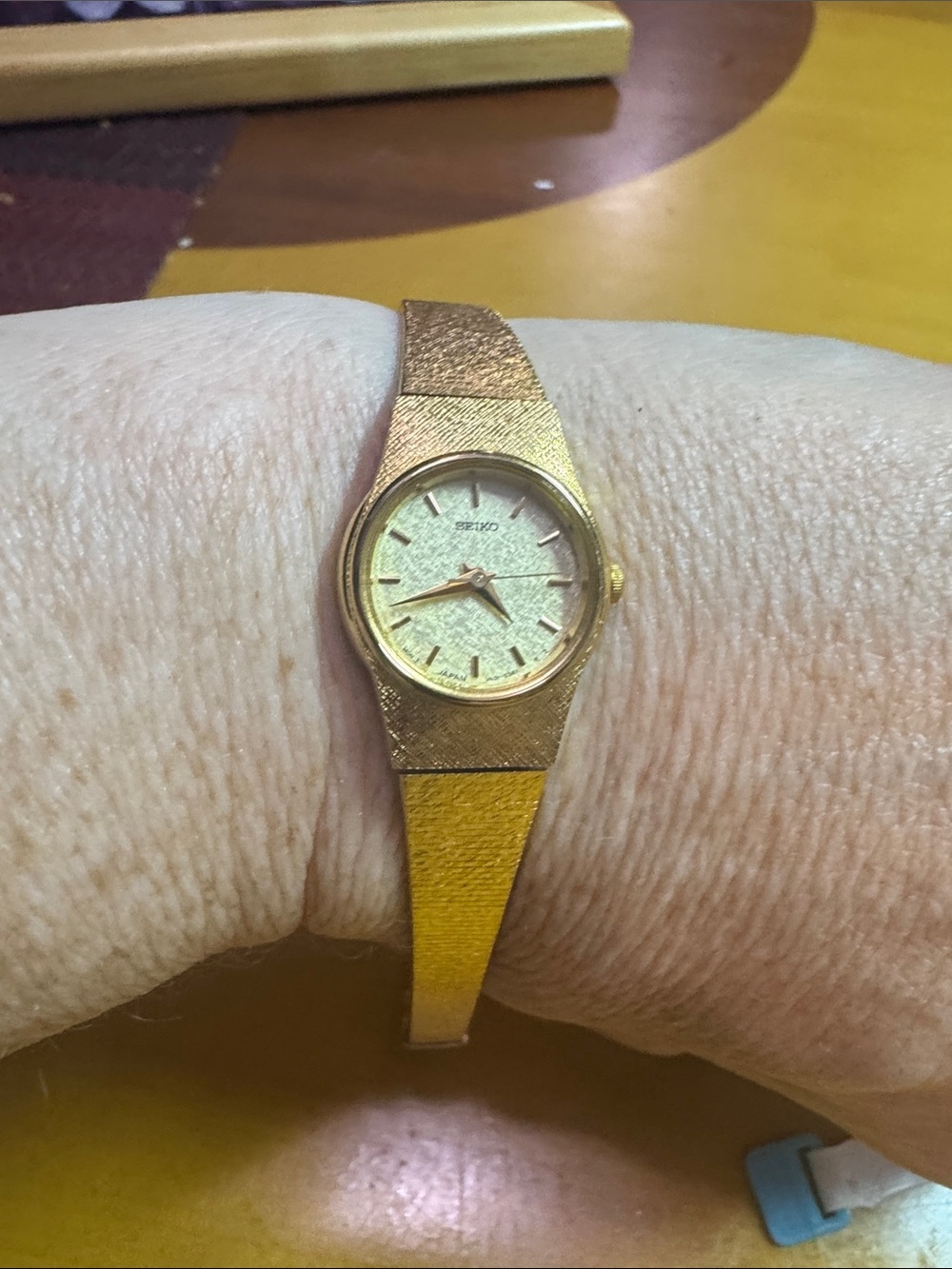 Seiko Gold-Tone Slim Women's Bracelet Watch